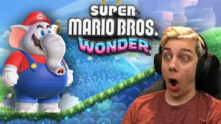 Mario Speedrunner reacts to SUPER MARIO BROS WONDER