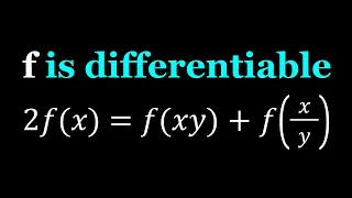 Solving A Functional Equation with Derivatives | Math Olympiad