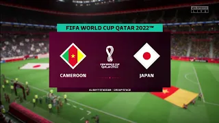 FIFA 23 | Cameroon vs Japan - FIFA World Cup Qatar 2022 | Gameplay