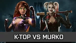 Injustice 2 - High Level FT10 - K-Top (Various) vs Murko (Harley Quinn)