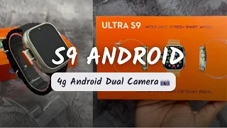 S9 Ultra 4g Android Dual Camera📷 | LTE SmartWatch | YouTube, Playstore, Map, Wifi | Unboxing தமிழ்⚡️
