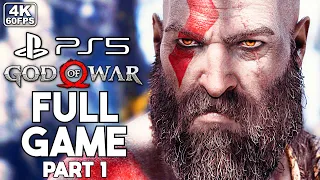 GOD OF WAR Gameplay Walkthrough PS5 Enhanced 4K 60FPS [FULL GAME] Part 1 - No Commentary