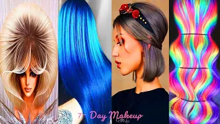 TOP 15 AMAZING TRENDING COLORFUL HAIRSTYLES 💗 Haircut and Color Transformation ideas for girls