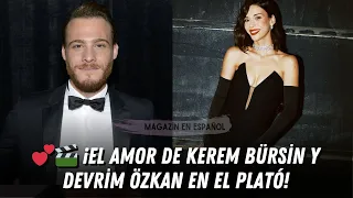 💕🎬 ¡El amor de Kerem Bürsin y Devrim Özkan en el plató! Romance en la película "La cueva azul"