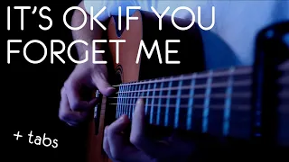 It's Ok If You Forget Me - Fingerstyle Guitar Cover - Astrid S / Acoustic Version (+tabs)