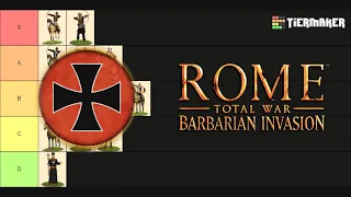 What are the best Goth units in Rome: Total War Barbarian Invasion?