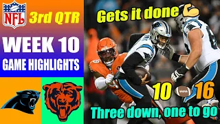 Carolina Panthers vs Chicago Bears FULL GAME 3rd QTR WEEK 10 November 9, 2023 | NFL Highlights 2023