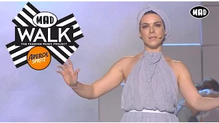 Aνδριάνα Μπάμπαλη for Ioanna Kourbela / MadWalk 2017 by Aperol Spritz