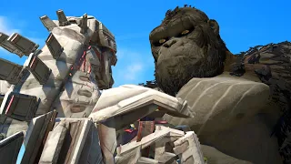 Mecha Godzilla VS Kong - GTA 5 EPIC BATTLE