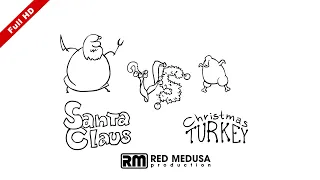 Animated Versus - Santa Claus VS Turkey FullHD