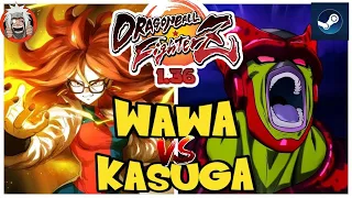 DBFZ Kasuga vs Wawa (Kefla, A21LC, A18) vs (Bardock, Cell, Goku)