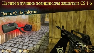 Нычки и лучшие позиции для защиты в CS 1.6 [de_inferno]