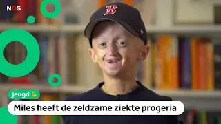 Miles is 13, maar zijn lichaam is 104 jaar oud