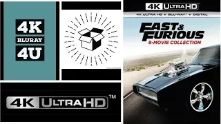 Fast and Furious 8 Movie Collection 4K UHD Bluray