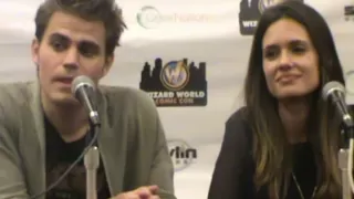 Q&A with paul wesley and torrey devitto at COMIC CON 2012 PA !