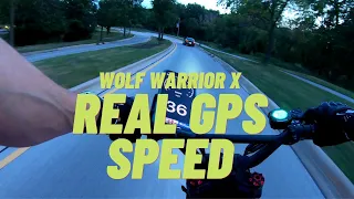 Kaabo Wolf Warrior X Pro real GPS speed