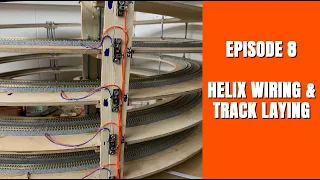 N SCALE HELIX BUILD: Wiring and track laying (Episode 8)
