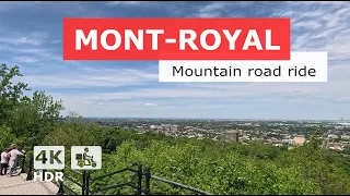 [ 4K ] Ride on Mont-Royal mountain, Montreal Canada