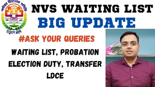 NVS Waiting List | BIG UPDATE | #AskYourQuery