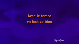 Karaoké Avec le temps - Léo Ferré *