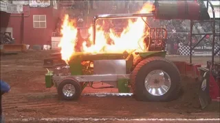 Tractor Pulling Fails, Wild Rides, Wrecks, Fires, Carnage #tractorfails #tractorwrecks #truckfails