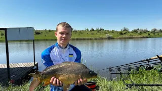 Перша риболовля з ночівлею/ КАРПИ НЕ ДАЮТЬ СПОКОЮ !!! (1частина )