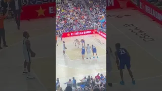 Chinanu Onuaku and his unique free-throws style in Palau Blaugrana