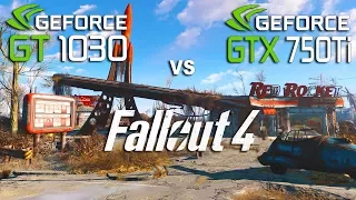 GT 1030 vs GTX 750 Ti in Fallout 4 (Pentium G4560)