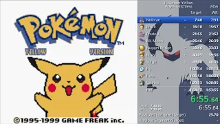 Pokemon Yellow Any% Glitchless Speedrun - 1:53:37 (Former World Record)