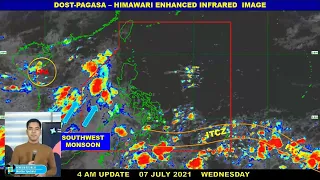 Public Weather Forecast Issued at 4:00 AM July 7, 2021