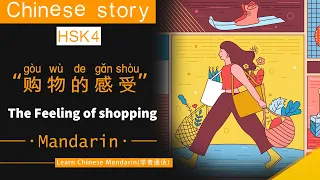 (Mandarin)The Feeling of shopping 购物的感受 Chinese story | HSK4 |