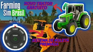 TESTANDO FARMING SIM BRASIL ATUALIZADO COM NOVO TRATOR GRÁTIS E ROLETA PREMIADA