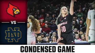 Louisville vs. Notre Dame Condensed Game |2022-23 ACC Women’s Basketball