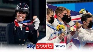 Team GB add to their medal tally as Charlotte Dujardin becomes GB's most decorated female Olympian