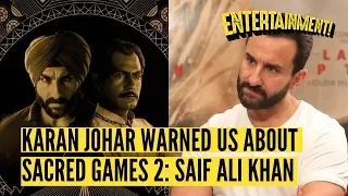 'Sacred Games 2' Was a Letdown Admits Saif Ali Khan | The Quint