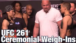 UFC 261 Ceremonial Weigh-Ins: Zhang Weili vs Rose Namajunas