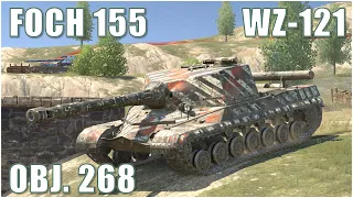 WZ-121, Obj. 268 & AMX 50 Foch ● WoT Blitz