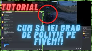 Cum sa iei grad de politist pe FiveM! TUTORIAL