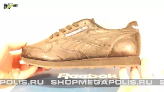Обзор кроссовок Reebok Classic Leather черные