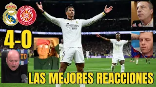 LAS MEJORES REACCIONES AL REAL MADRID 4 GIRONA 0