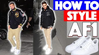 How to Wear Air Force 1s like Drake