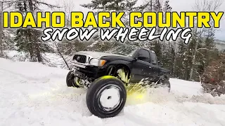 Toyotas Snow Wheeling in Idaho Back Country!