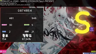 (osu!mania) SAIKYO STRONGER [Spy's PRESENT] - 97,54% +DT