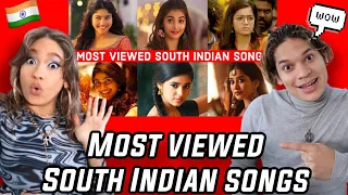 OMG it's HIM! Waleska & Efra react to MOST VIEWED South Indian SONGS