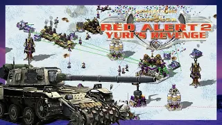 Red Alert 2: Brain Freeze | 1 vs 7 Brutal AI | Superweapons [On]