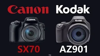 Canon PowerShot SX70 HS vs KODAK PIXPRO AZ901