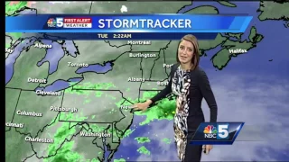 Video: Scattered Showers Tuesday afternoon 4/25/17