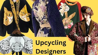 10 of my favourite upcycling designers (Thrift flip textiles)