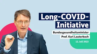 Karl Lauterbach zur Long-COVID-Initiative, 12.07.2023