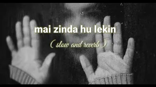 mai zinda hu lekin kaha zindagi hai |lofi|slow and reverb|Nasir Ali|sad song